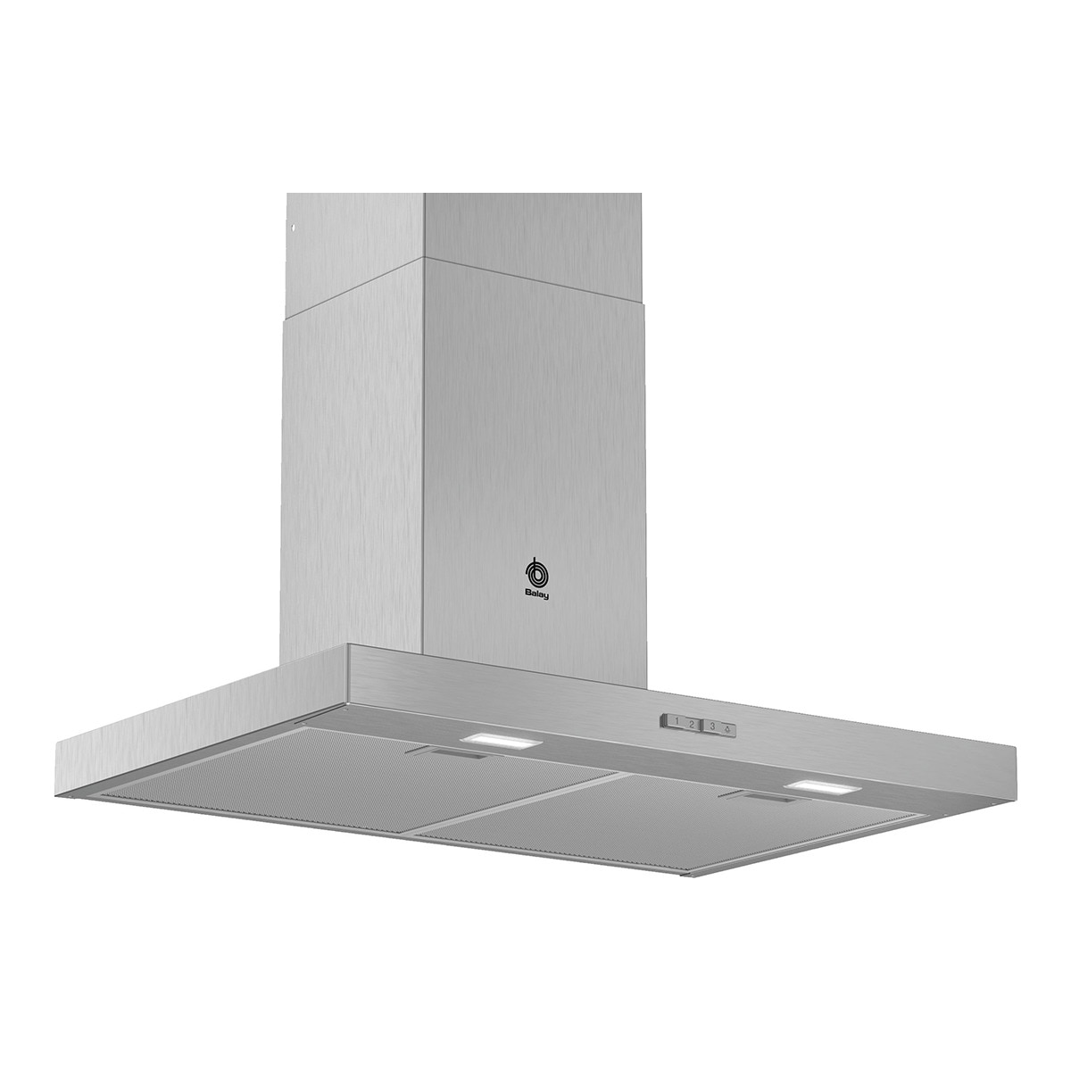 Imagem 0 de Exaustor de Parede Balay 3BC076MX com Controlo Mecânico, de 3 Velocidades e de 75 cm - Inox