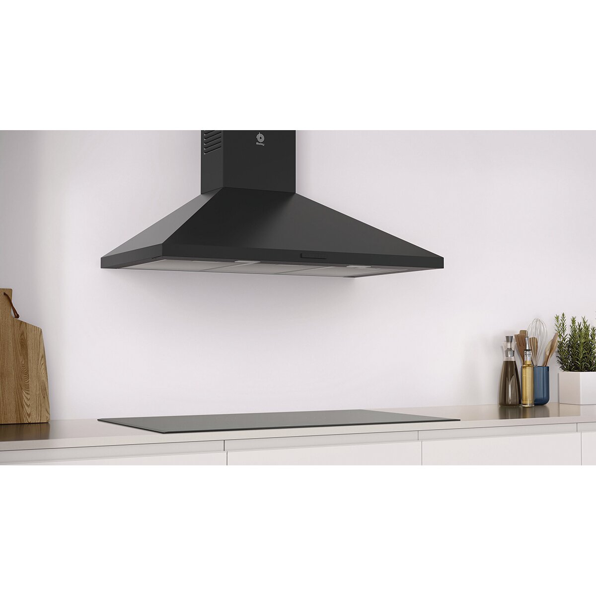 Campana decorativa Balay control mecánico - 3BC696MN Negro-4