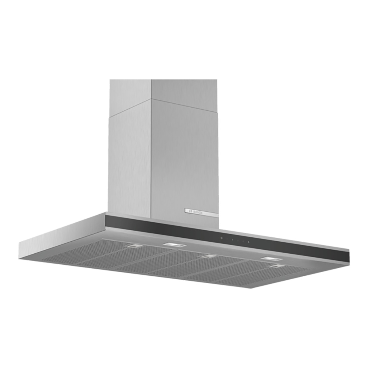 Campana decorativa Bosch Touch Control - DWB97FM50 Acero/Cristal negro-1