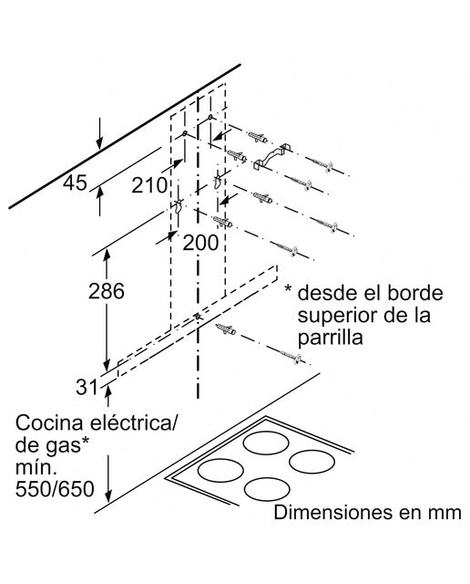Exaustor de Parede Siemens iQ300 LC97BHM50 com 4 Velocidades e de 90 cm - Inox Inox-8