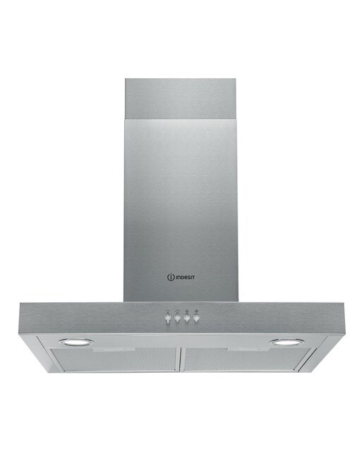 Imagem 0 de Exaustor de Parede Indesit IHBS 6.5 LM X com 3 Velocidades e de 60 cm - Inox