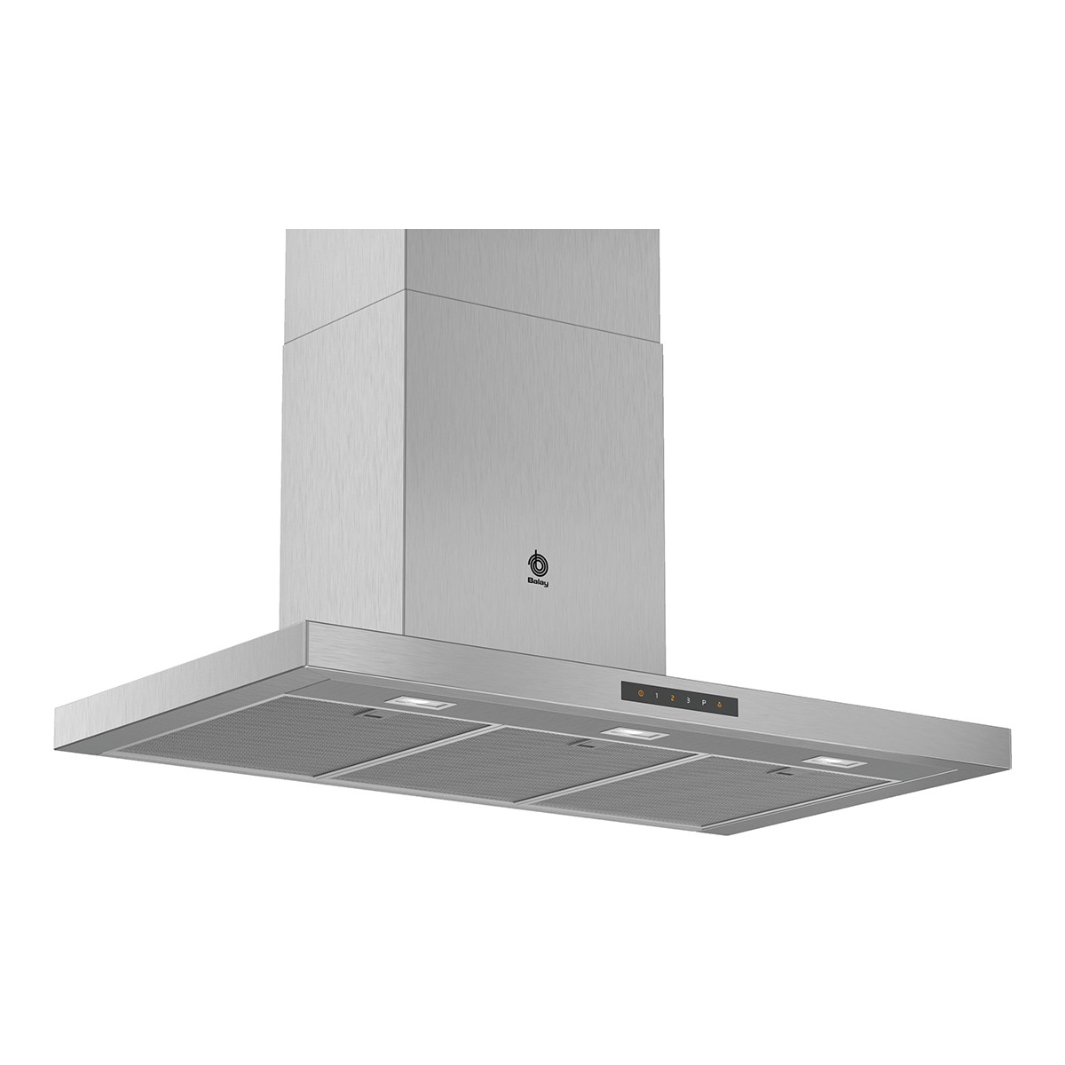 Campana decorativa Balay 4 niveles de extracción - 3BC997GX Acero Inox-1