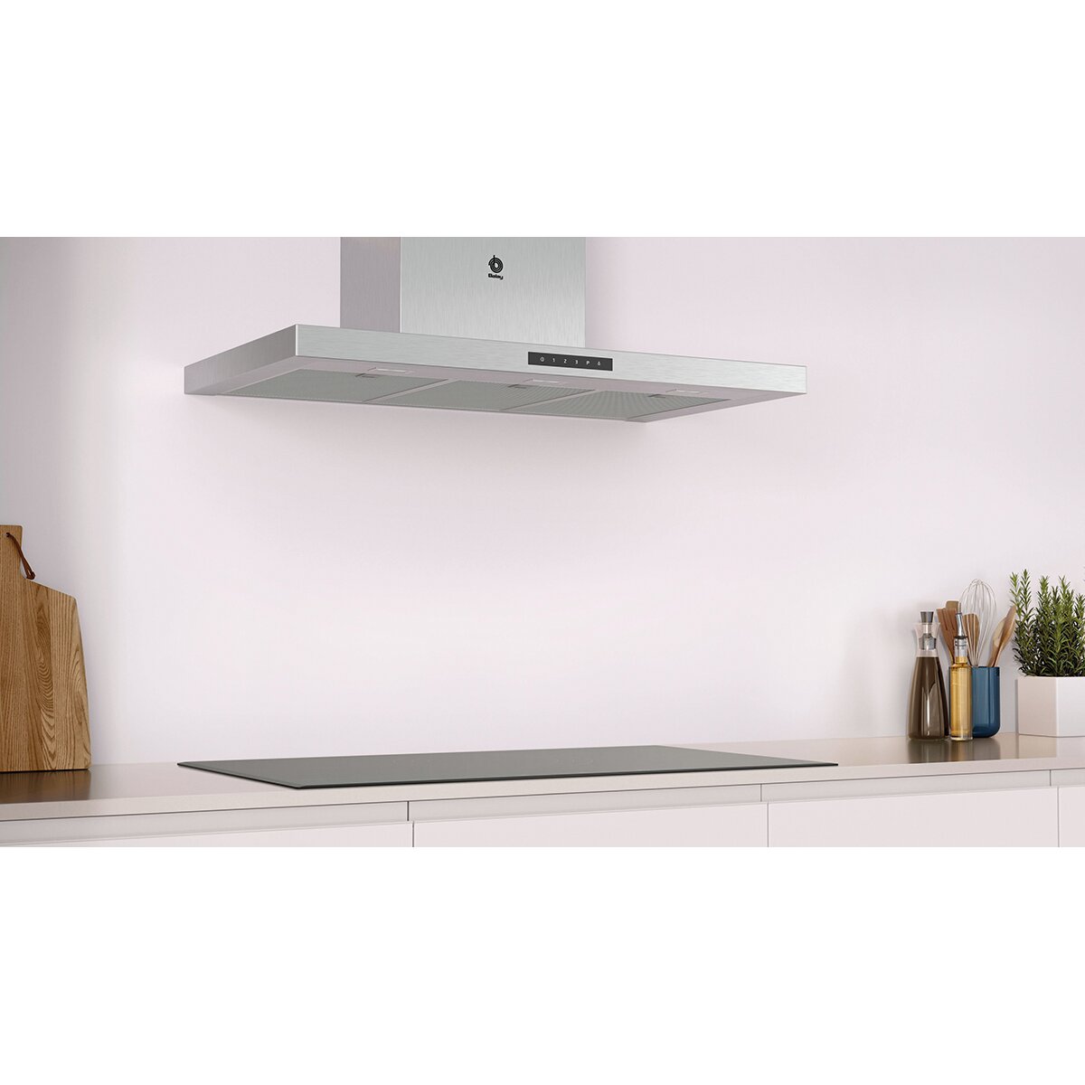 Campana decorativa Balay 4 niveles de extracción - 3BC997GX Acero Inox-2