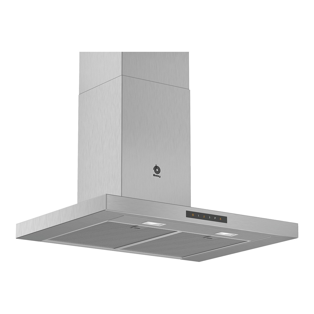 Campana decorativa Balay 4 niveles de extracción - 3BC977GX Acero Inox-1