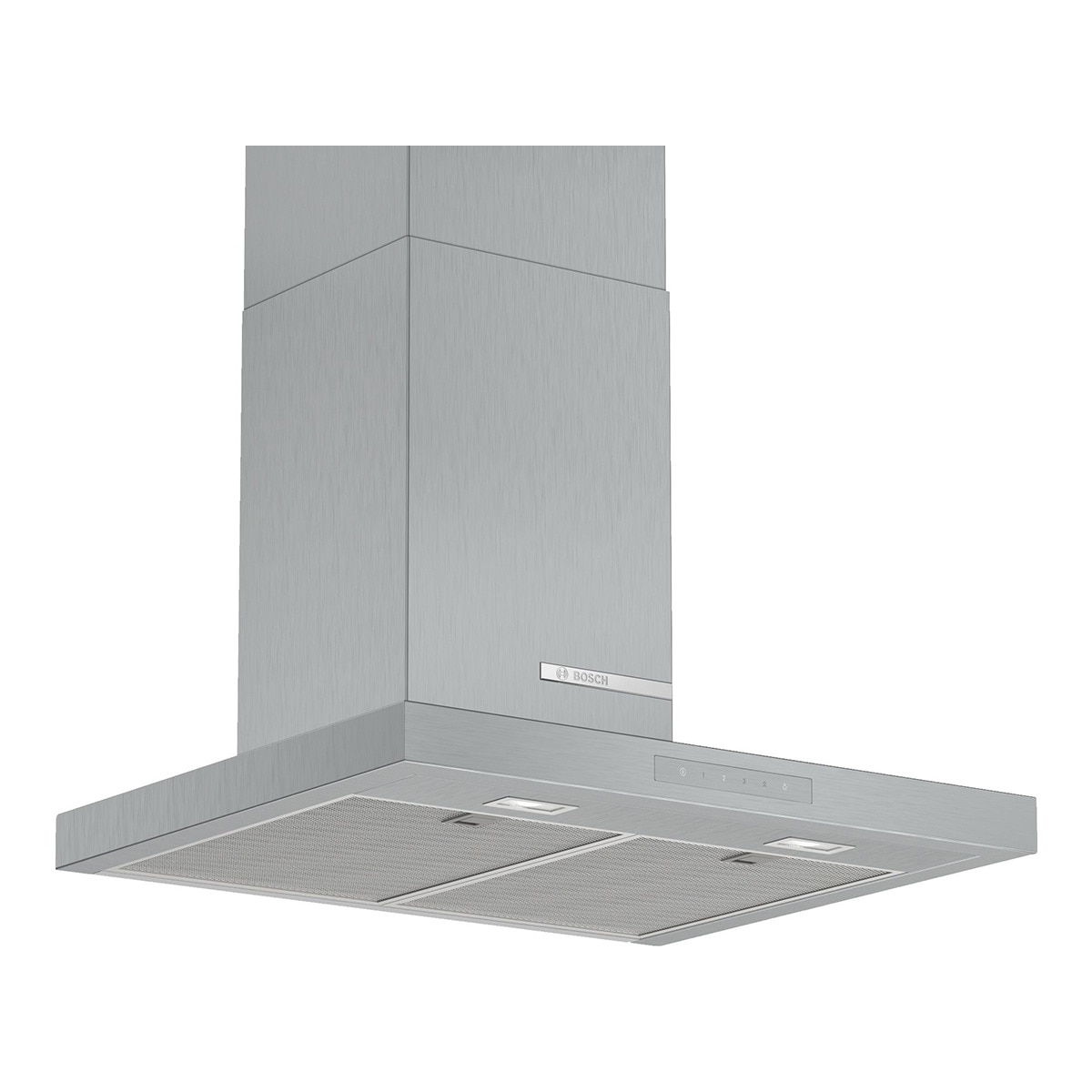 Campana decorativa Bosch 4 niveles de extracción - DWB67CM50 Acero Inox-1