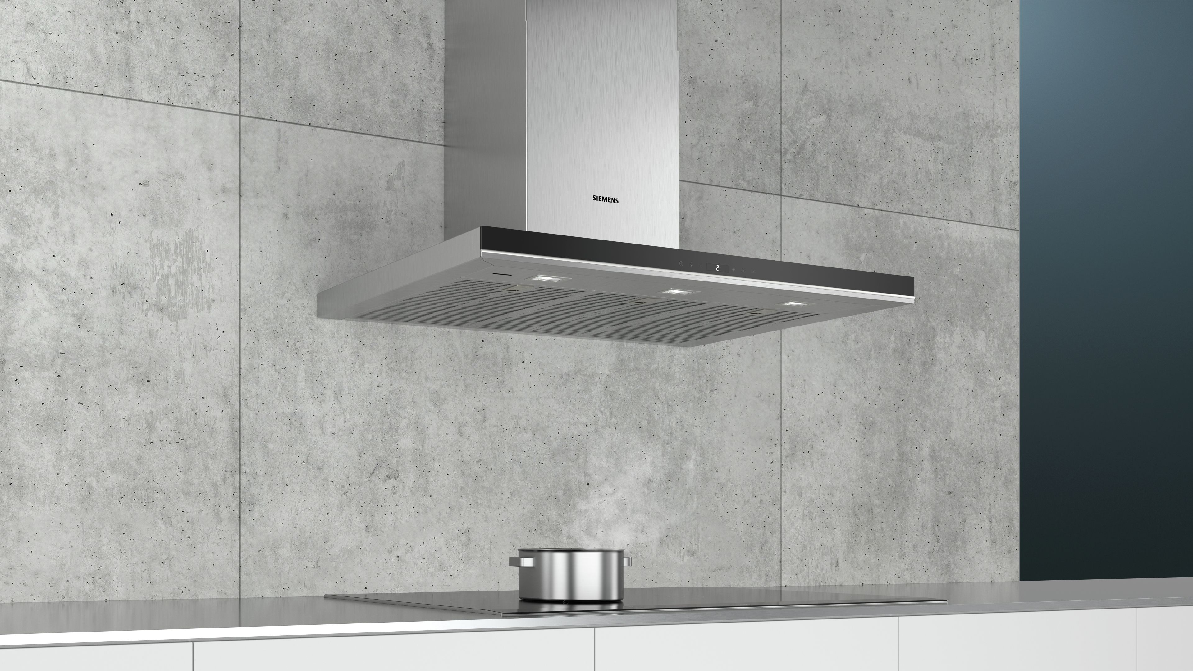 Exaustor de Parede Siemens iQ700 LC91BUR50 Home Connect de 5 Velocidades e de 90 cm - Inox Inox-4