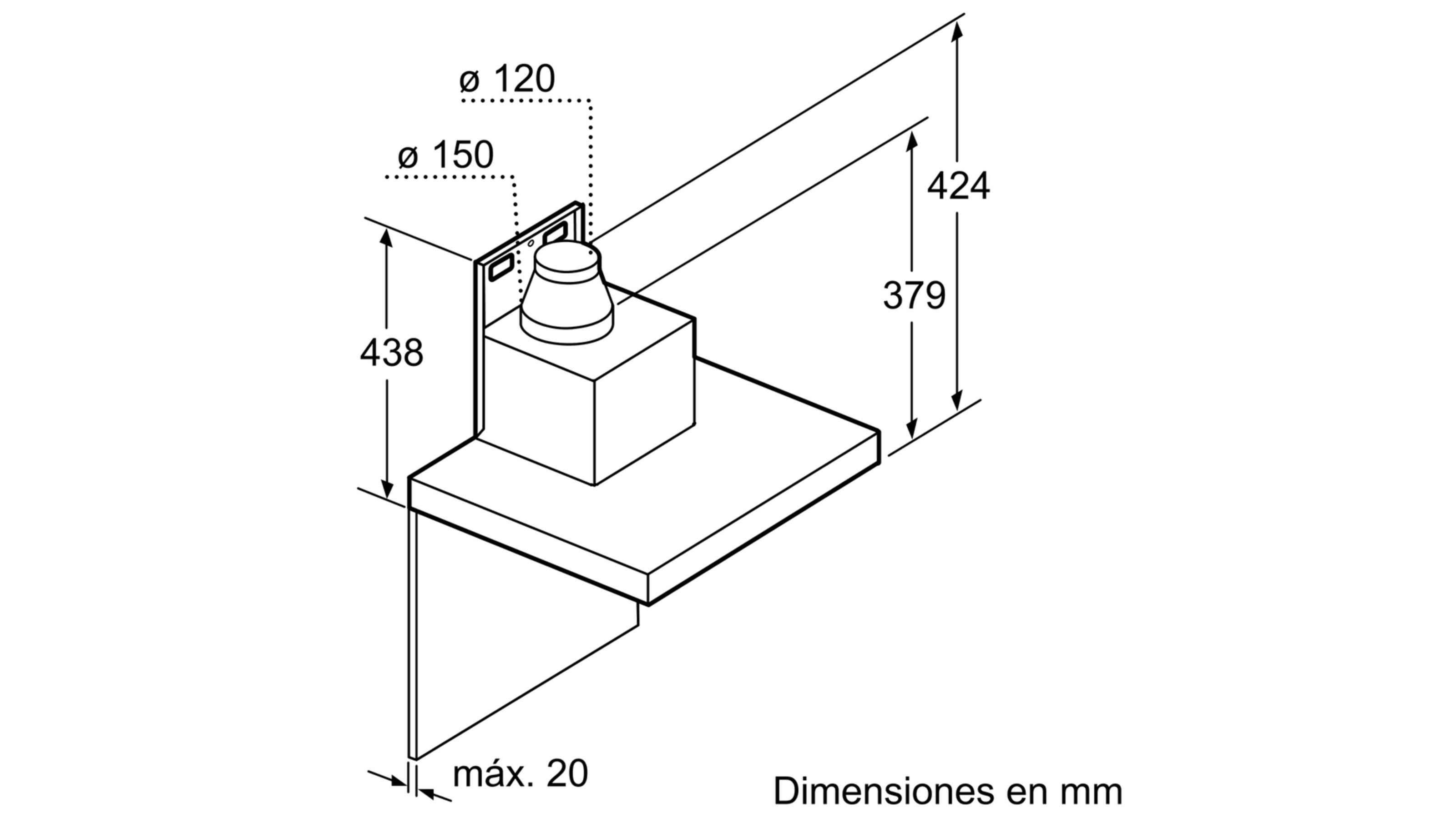 Exaustor de Parede Siemens iQ500 LC98BIP50 de 5 Velocidades e de 90 cm - Inox Inox-6