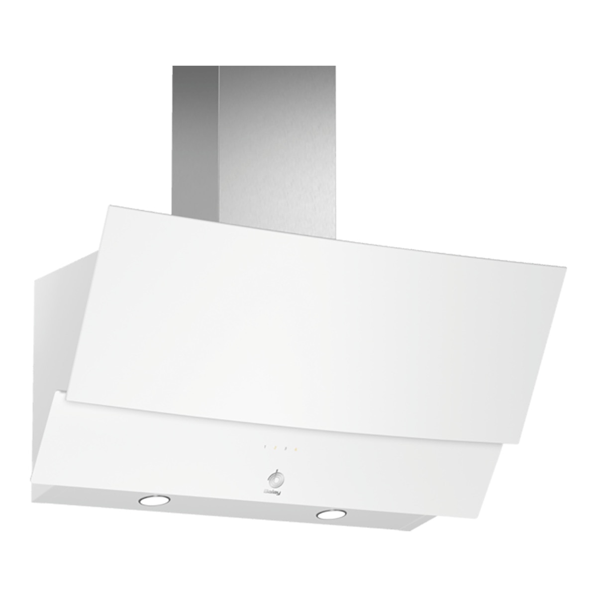 Campana decorativa Balay aspiración perimetral - 3BC585GB - Cristal blanco Cristal blanco-1