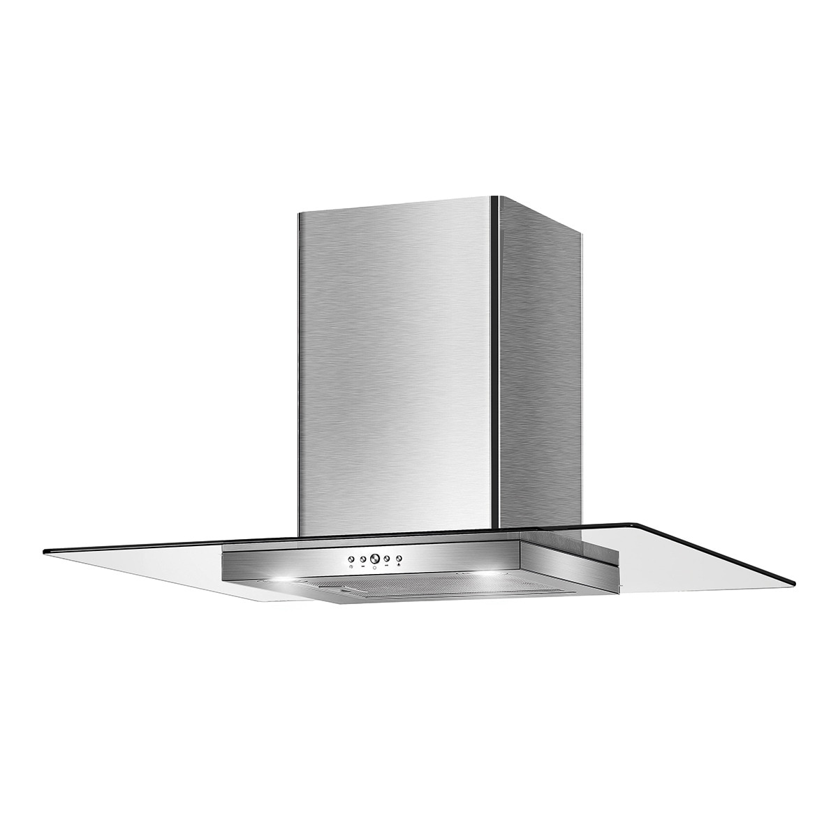 Imagen 0 de Campana decorativa Mepamsa acero inoxidable y cristal - Cristalo 90