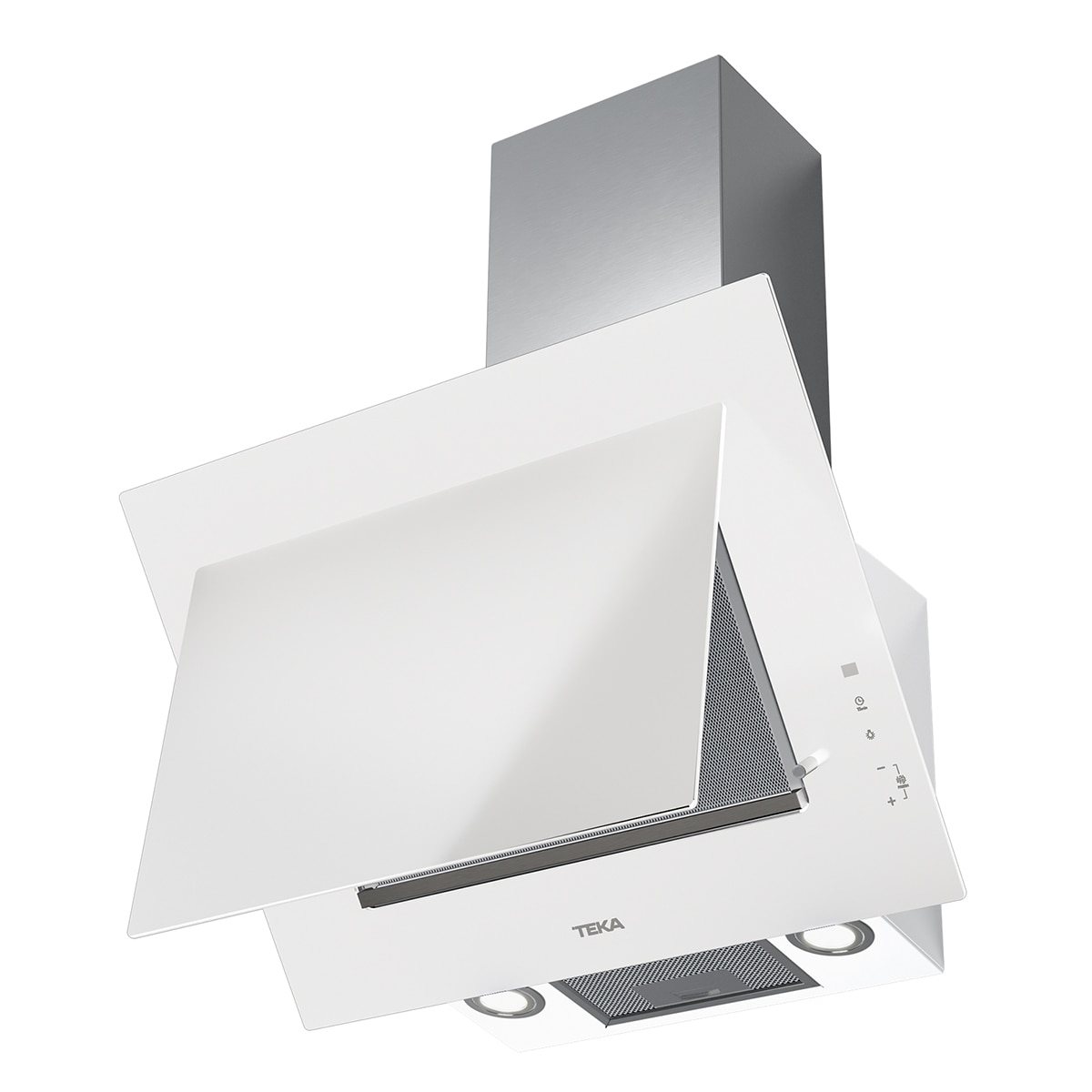 Campana decorativa Teka sistema de aspiración perimetral - DVT 68660 TBSWH Cristal blanco-2