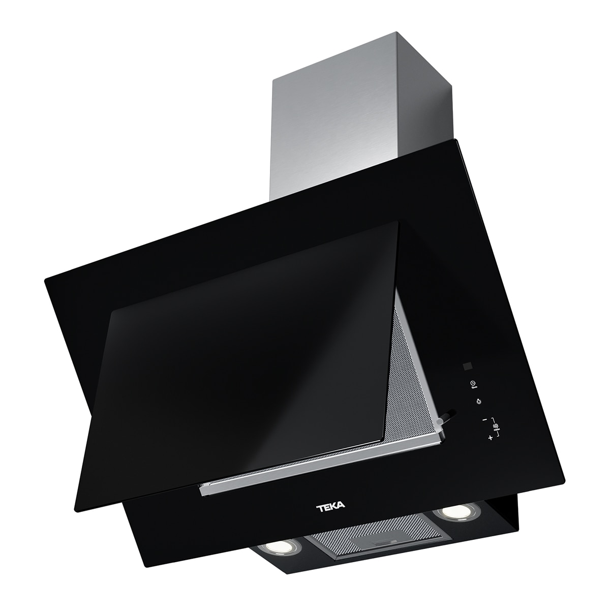 Campana decorativa Teka sistema de aspiración perimetral - DVT 78660 TBSBK Negro-2