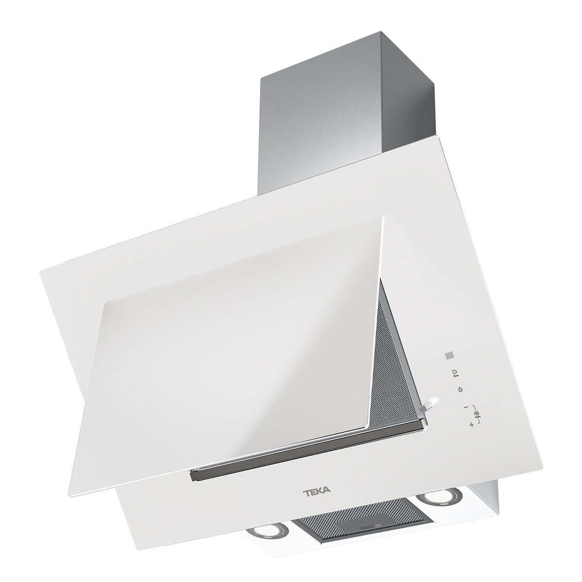 Campana decorativa Teka sistema de aspiración perimetral - DVT 78660 TBSWH Cristal blanco-2
