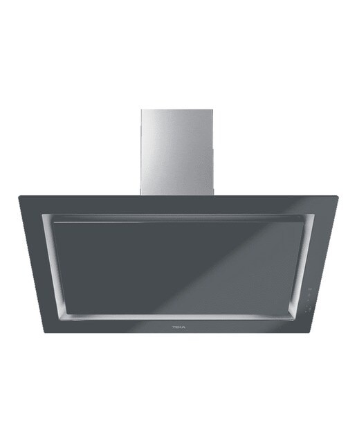 Exaustor de Parede Teka DLV 98660 TOS ST Aspiração Perimetral e Função FreshAir com 4 Velocidades e de 90 cm - Stone Grey Glass Stone Grey-1