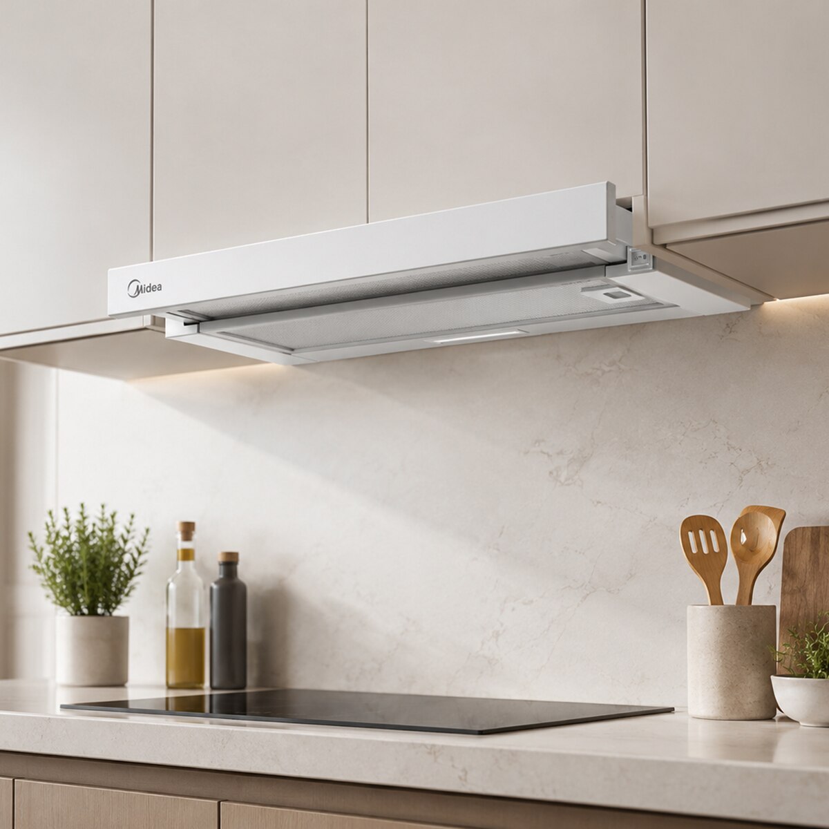 Exaustor Telescópico Encastrável Midea MH60T2200X-ES de 2 Níveis de Potência e de 60 cm - Inox Inox-6