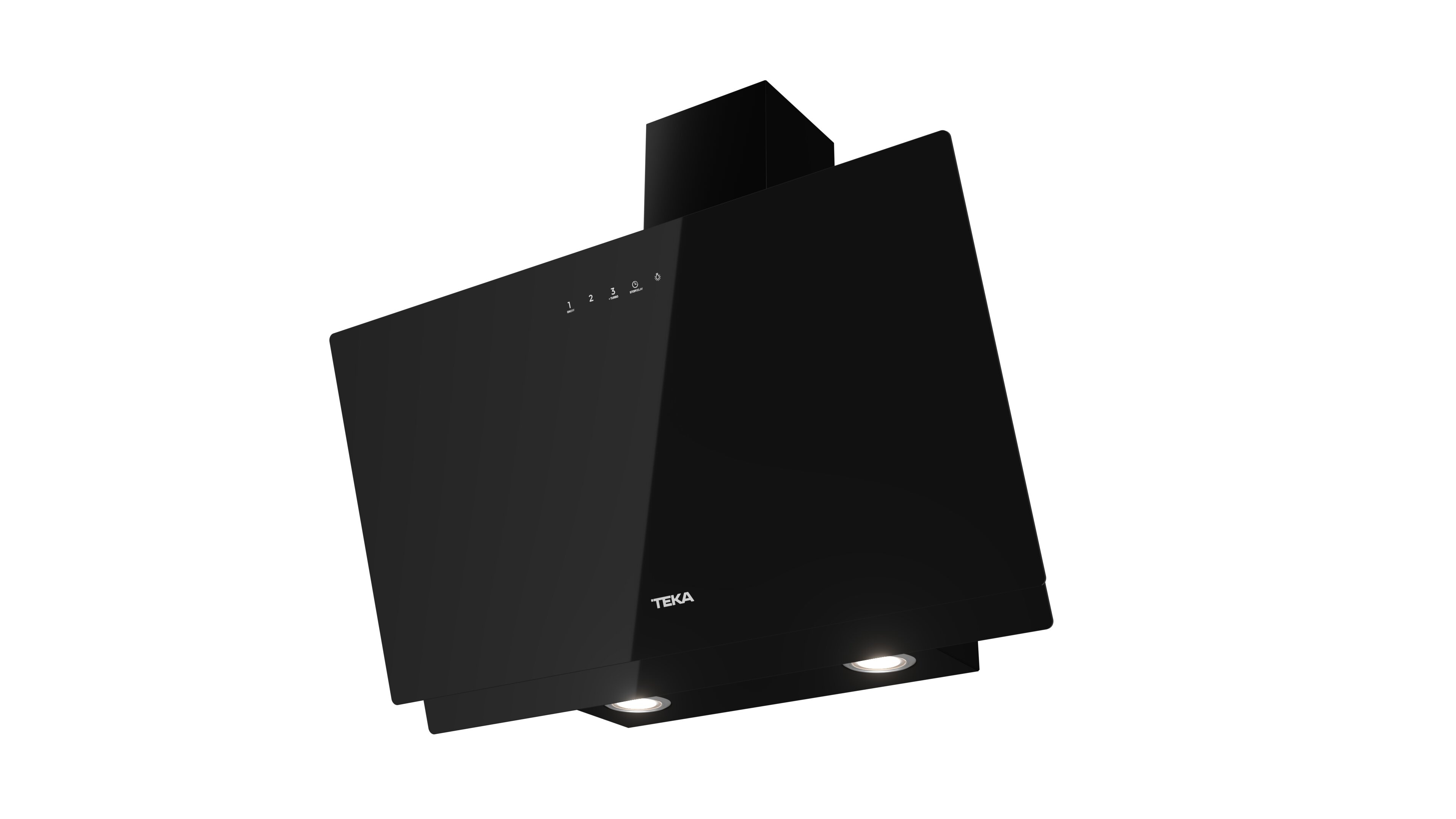 Exaustor de Parede Teka DVN 77050 TTC BK Aspiração Perimetral e Touch Control com 4 Velocidades e de 70 cm - Vidro Preto Vidro preto-3