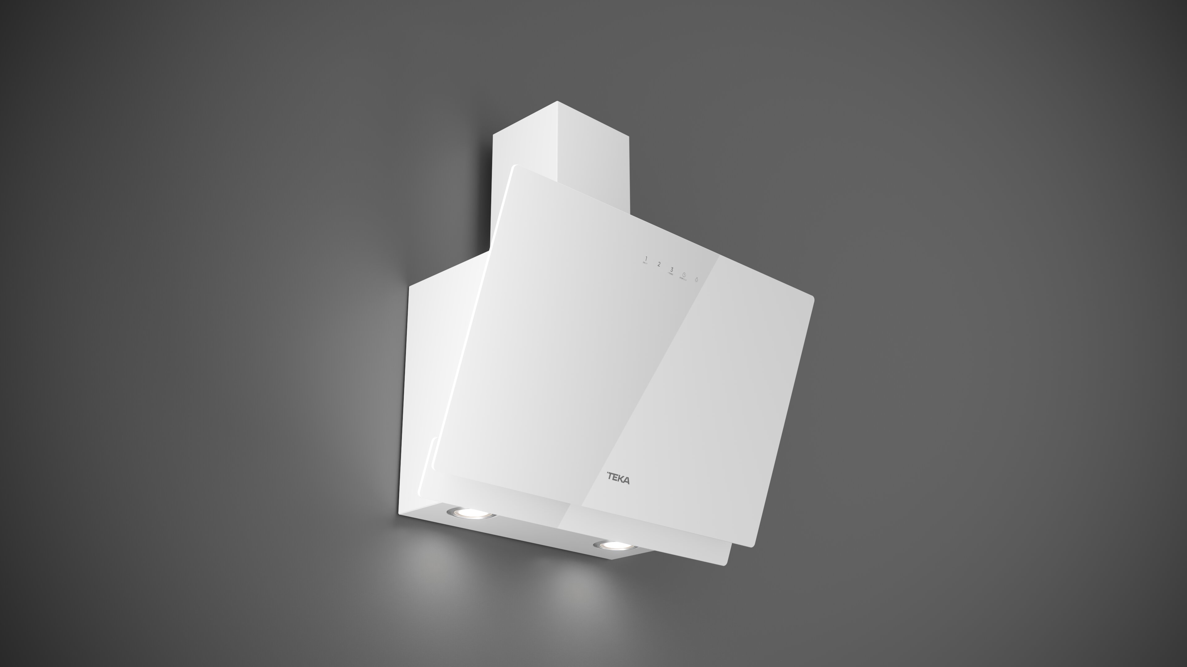 Exaustor de Parede Teka DVN 67050TTC WH Aspiração Perimetral com 4 Velocidades e de 60 cm - Branco Cristal branco-5
