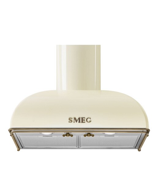 Campana decorativa Smeg 3 velocidades - KS59POE2 - Crema Crema-1