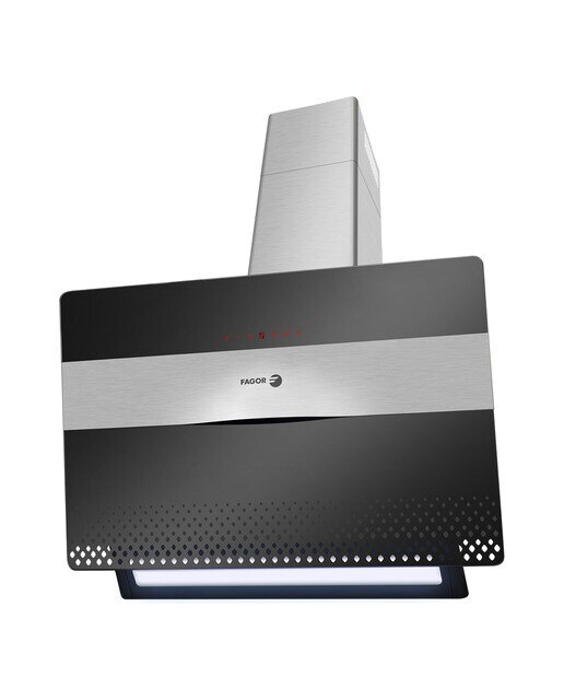 Exaustor de Parede Fagor 3CFT-900N com 4 Níveis de Potência e de 90 cm - Preto Preto-1