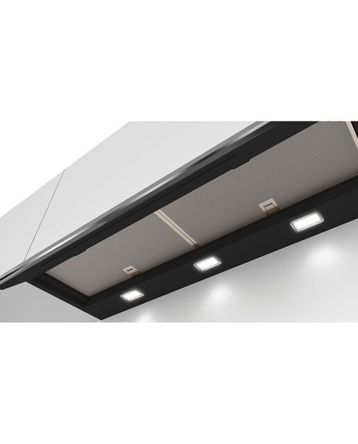 Exaustor de Parede Bosch Série 6 Design Integrado DBB97AM60 com 4 Velocidades e de 90 cm - Preto Vidro preto-3