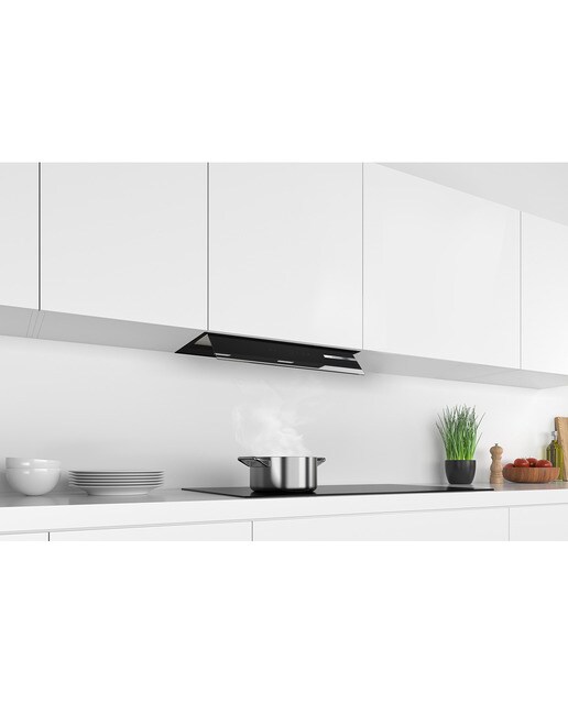 Exaustor de Parede Bosch Série 6 Design Integrado DBB67AM60 com 4 Velocidades e de 60 cm - Vidro Preto Vidro preto-8