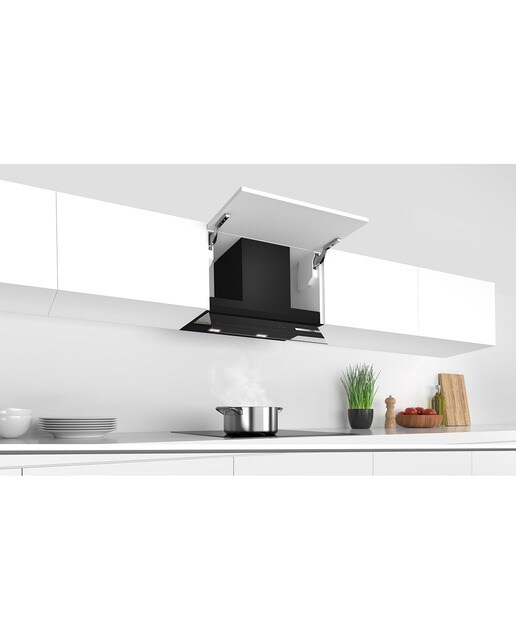 Exaustor de Parede Bosch Série 6 Design Integrado DBB67AM60 com 4 Velocidades e de 60 cm - Vidro Preto Vidro preto-9