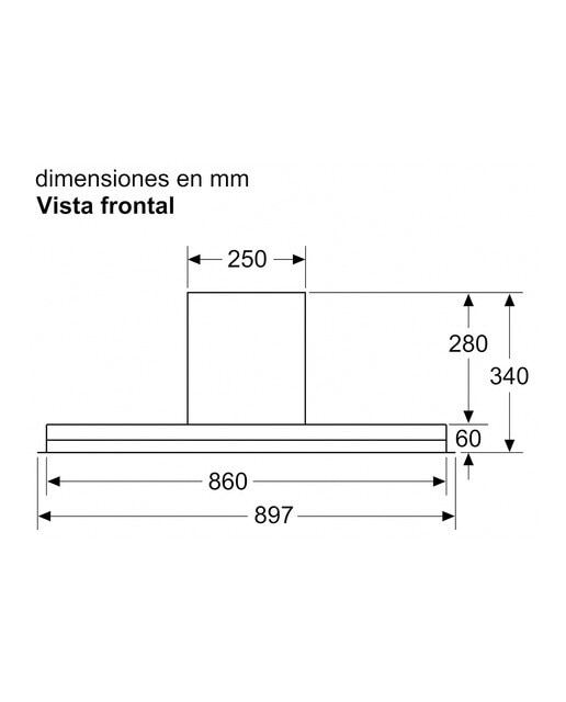 Exaustor de Filtragem Balay 3BD997GN com 4 Níveis de Extração e de 89,7 cm - Preto Preto-2