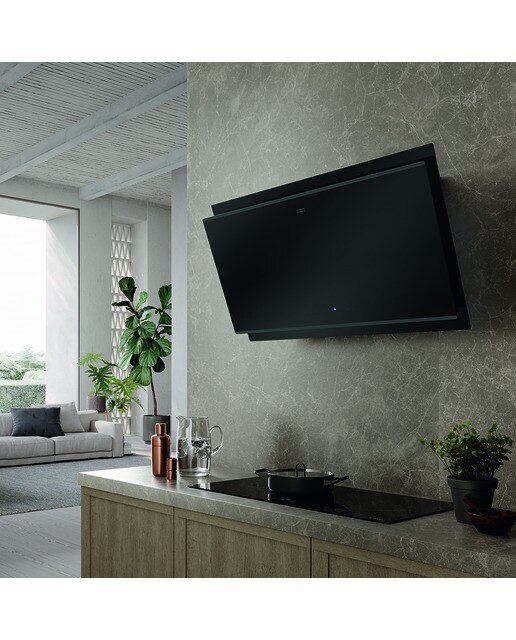 Campana decorativa Franke con 3 velocidades + Boost -3300679324 - Negro brillante Negro brillante-3
