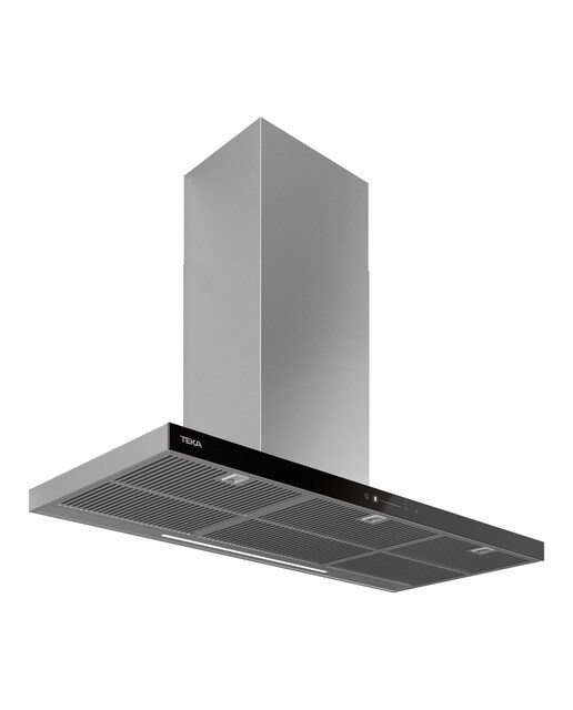 Exaustor de Parede Teka DHP118760CONECT Função HobToHood e Wifi de 3 Velocidades + 2 Intensivas e de 110 cm - Inox e Preto Inox/Preto-1