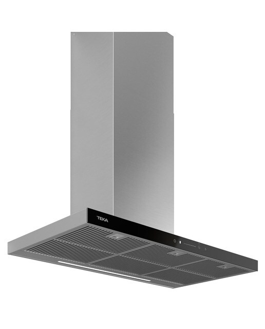 Exaustor de Parede Teka DHP 98760CONECT de 3 Velocidades + 2 Intensivas e de 90 cm - Inox e Preto Inox/Preto-1