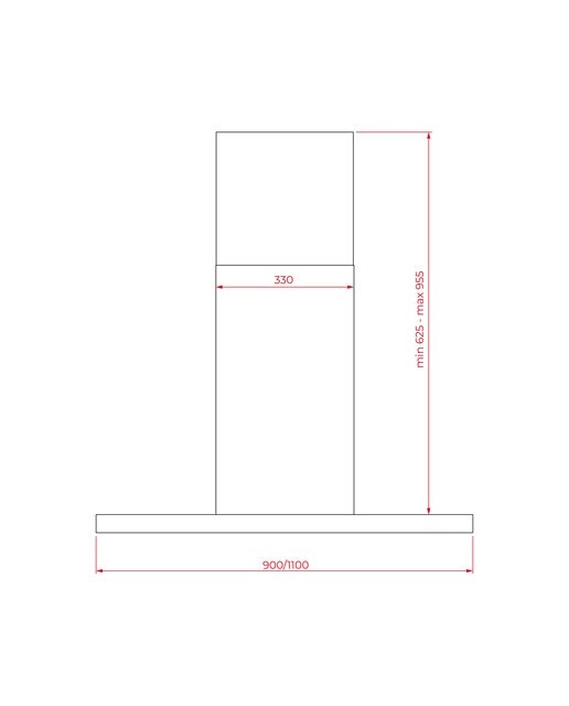 Exaustor de Parede Teka DHP 98760CONECT de 3 Velocidades + 2 Intensivas e de 90 cm - Inox e Preto Inox/Preto-2