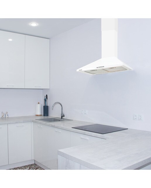 Exaustor de Parede Cata OMEGA 700 WH/M com 3 Níveis de Extração e de 70 cm - Branco Branco-6