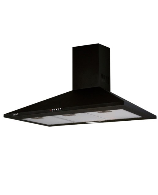 Exaustor de Parede Cata OMEGA 900 BK/M com 3 Níveis de Extração e de 90 cm - Preto Preto-1