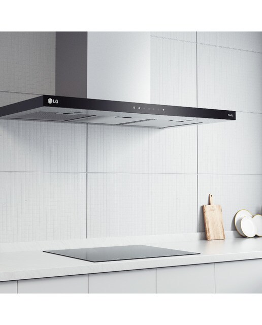 Exaustor de Parede LG HCEZ3626S com 3 Níveis de Potência e de 90 cm - Inox Inox/Preto-10