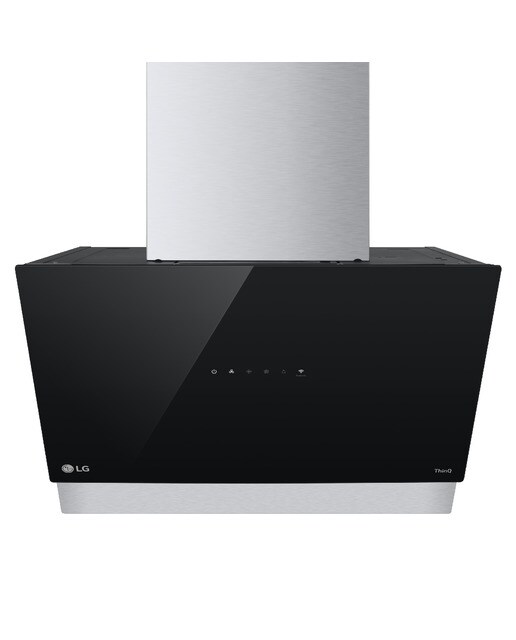 Imagem 0 de Exaustor de Parede LG HCEZ2428B com 3 Níveis de Extração e de 60 cm - Inox e Preto