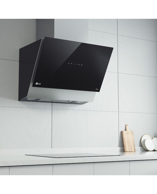 Exaustor de Parede LG HCEZ2428B com 3 Níveis de Extração e de 60 cm - Inox e Preto Preto-10