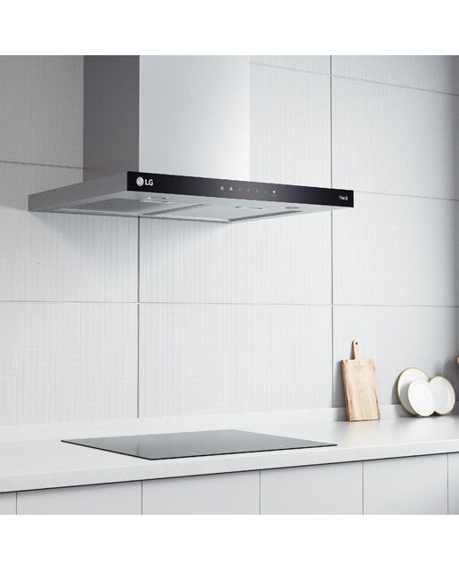 Exaustor de Parede LG HCEZ2426S com 3 Níveis de Extração + Boost e de 60 cm - Inox e Preto Inox/Preto-10
