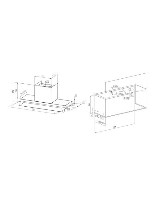Exaustor de Filtragem Candy CPY6MXVGG de 3 Velocidades e de 60 cm - Inox Inox-2