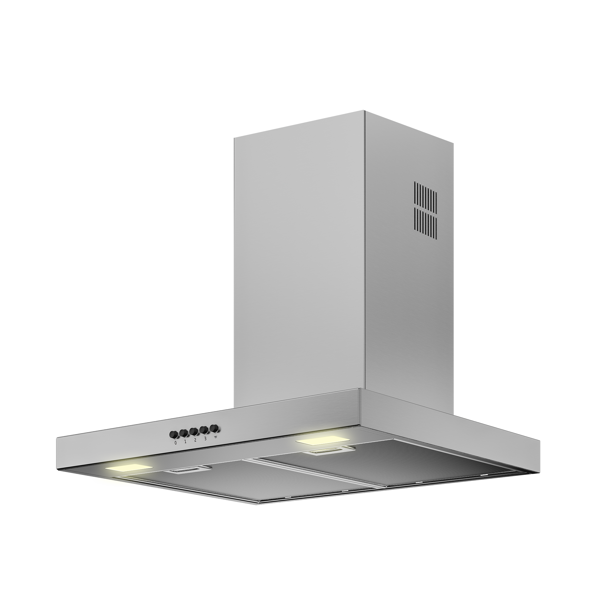 Campana decorativa Beko 3 velocidades - BHCB61622BXH Inox-2