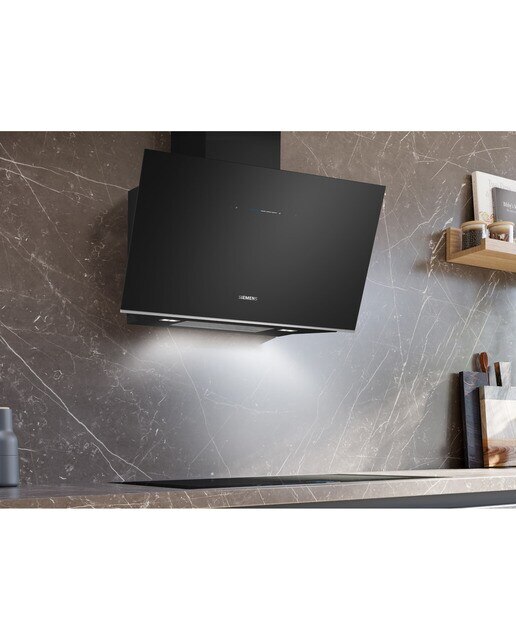 Campana decorativa Siemens con 3 niveles de extracción + 2 intensivas - LC91KLT60 Negro-6