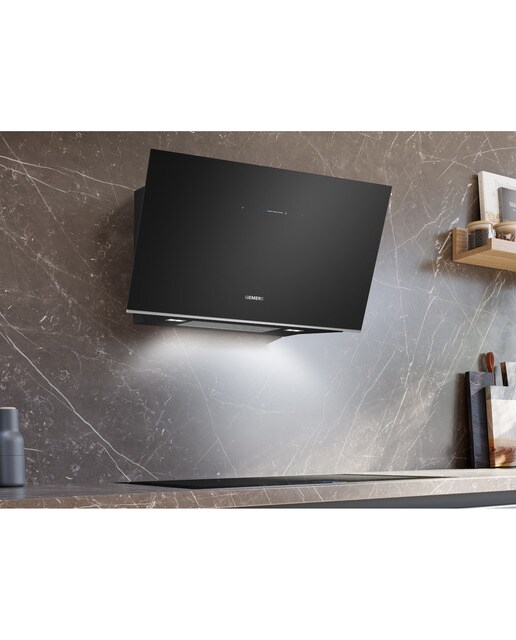 Campana decorativa Siemens con 3 niveles de extracción + 2 intensivas - LC91KLT60 Negro-8