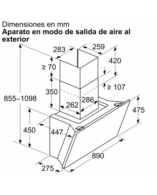 Exaustor de Parede Bosch Serie 8 DWK91LT20 de 3 Velocidades + 2 Intensivas e de 90 cm - Branco Cristal branco-10