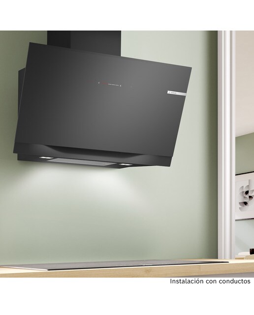 Exaustor de Parede Bosch Serie 8 DWK91LT60 de 3 Velocidades + 2 Intensivo e de 90 cm - Preto Vidro preto-3