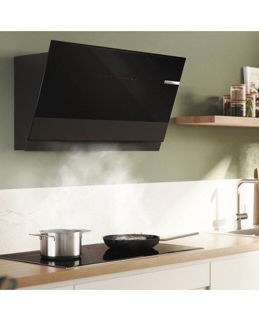 Exaustor de Parede Bosch Serie 8 DWK91LT60 de 3 Velocidades + 2 Intensivo e de 90 cm - Preto Vidro preto-8