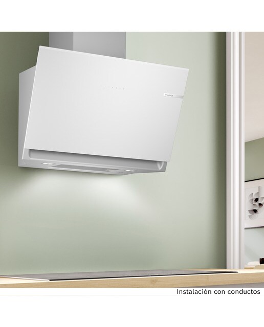 Campana decorativa Bosch 3 velocidades + intensiva - DWK81AN20 Cristal blanco-3