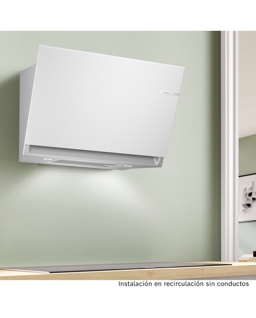 Campana decorativa Bosch 3 velocidades + intensiva - DWK81AN20 Cristal blanco-4