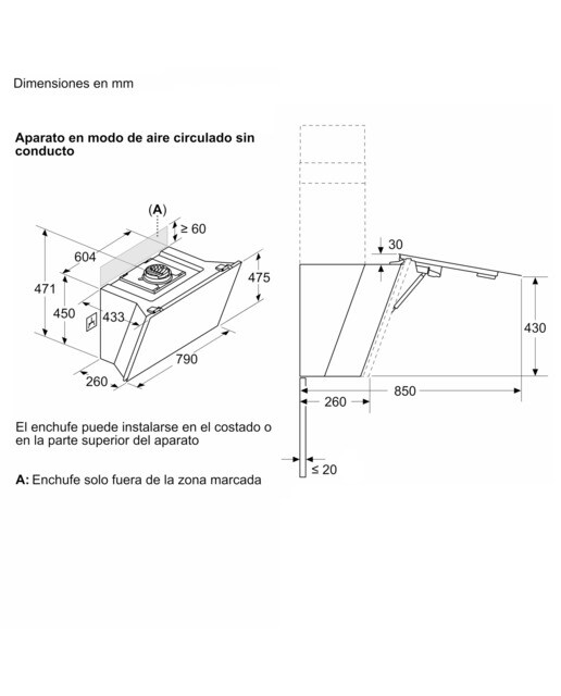 Exaustor de Parede Bosch Serie 6 DWK81AN60 de 3 Velocidades + Intensiva e de 80 cm - Preto Vidro preto-2