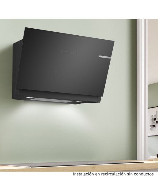 Exaustor de Parede Bosch Serie 6 DWK81AN60 de 3 Velocidades + Intensiva e de 80 cm - Preto Vidro preto-4