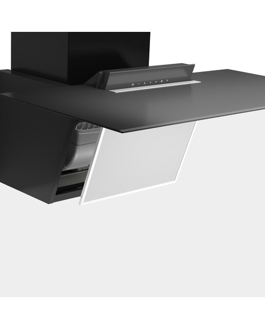 Exaustor de Parede Bosch Serie 4 DWK87FN60 de 3 Velocidades + Intensiva e 80 cm - Preto Liso Vidro preto-6