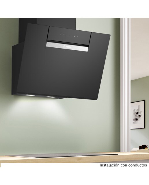Exaustor de Parede Bosch Serie 4 DWK67FN60 de 3 Velocidades + Intensiva e de 59 cm - Preto Vidro preto-3