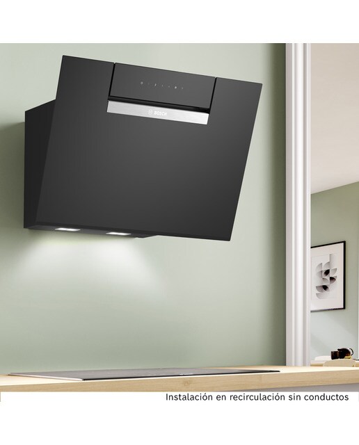 Exaustor de Parede Bosch Serie 4 DWK67FN60 de 3 Velocidades + Intensiva e de 59 cm - Preto Vidro preto-4